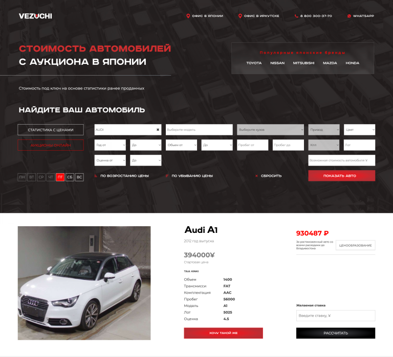 Разработка сайта на wordpress для аукциона Разрабатываем сайты на wordpress